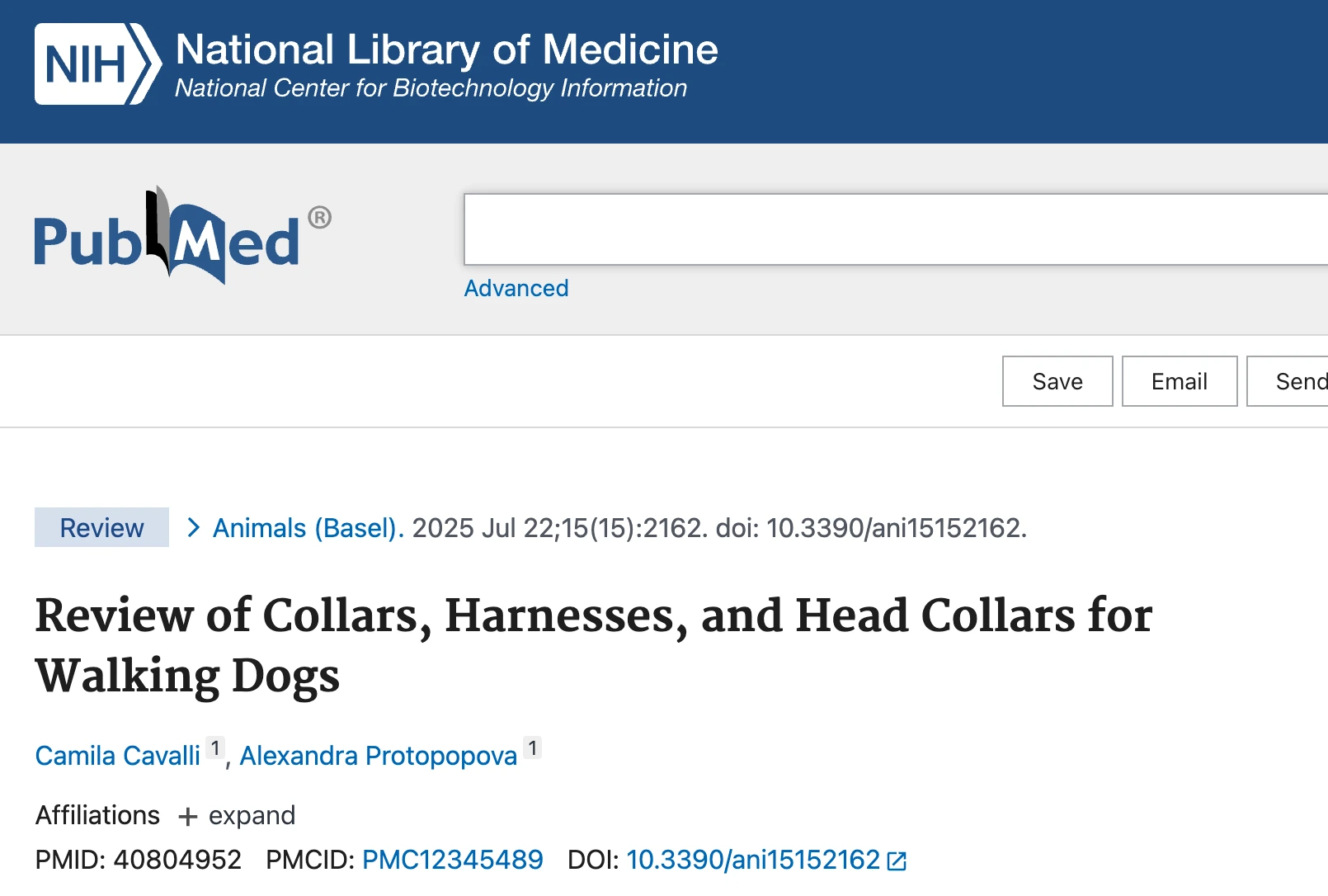 PubMed Studie